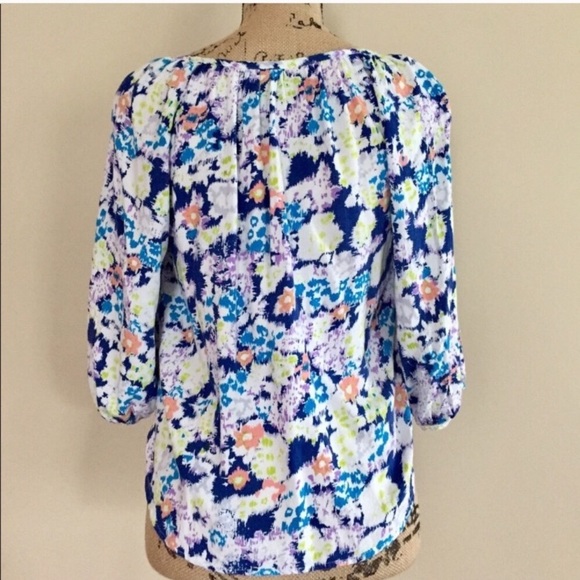 •Cynthia Rowley• floral boho blouse - Picture 4 of 5